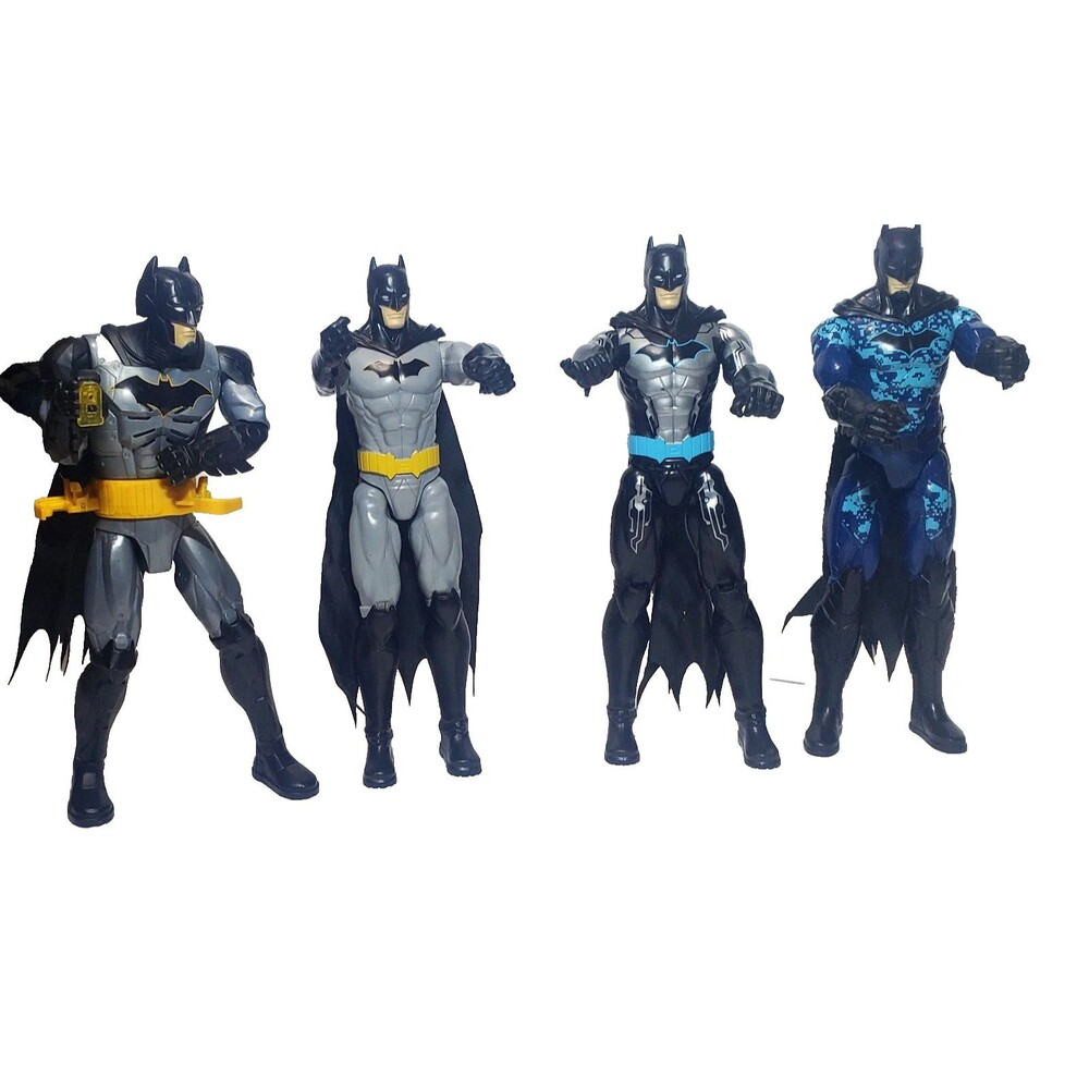 Batman 12" Action Figure Lot – Tech Tactical Rapid Change Grey Rebirth DC
